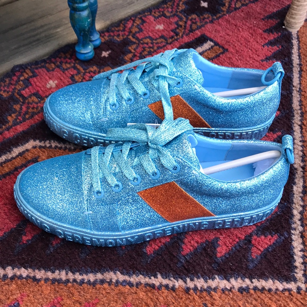 New!! Opening Ceremony la Cienega blue Sneakers!